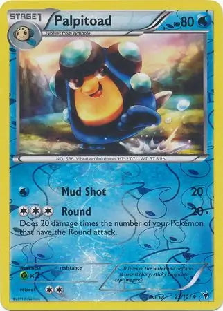 Noble Victories Palpitoad #23/101 reverse holo
